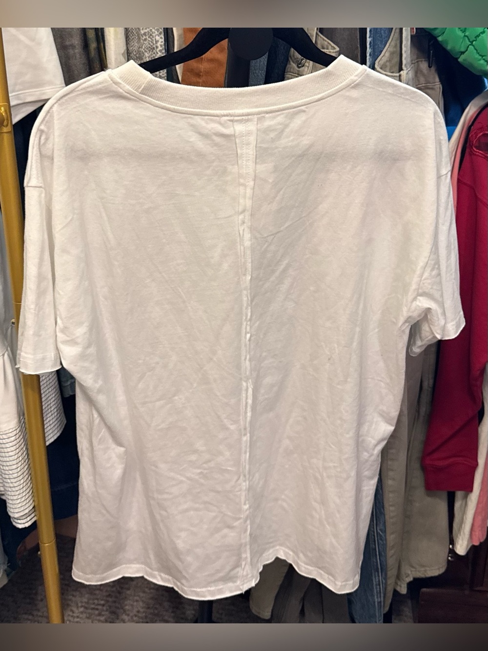 NWT White Birch White Patch Stars With Studs Knit Top - white - small - Picture 9 of 10